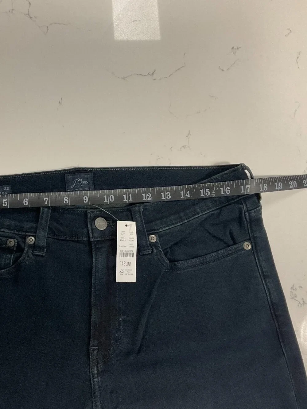 J Crew Men's Slim Stretch Jeans in deep lake wash 34x32